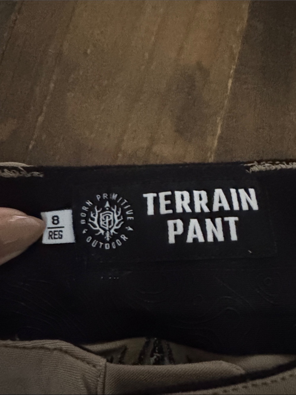 Women Born Primitive Tactical Cargo Pants in Khaki - Durable Utility Style - Picture 3 of 3